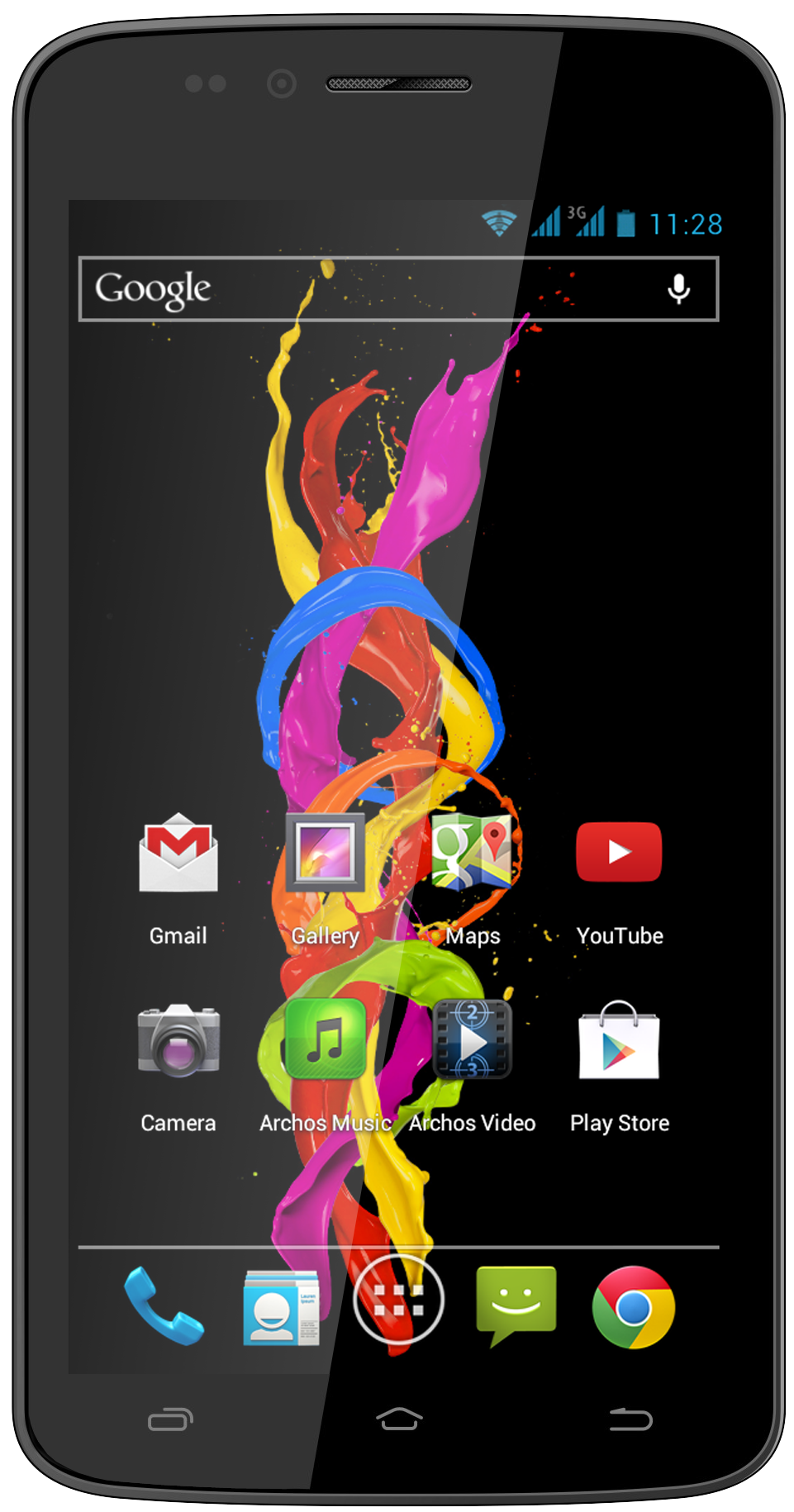 AC53TI front new Novità| Archos presenta la nuova serie di smartphone Titanium