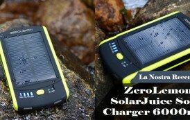ZeroLemon Batteria Solare da 6000mAh: mai più senza carica! 